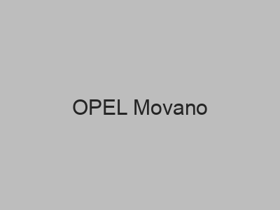 Enganches económicos para OPEL Movano
